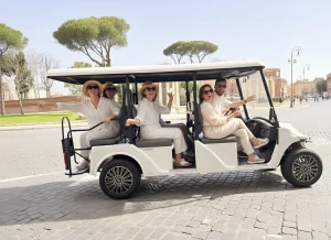 Golf Cart Tour 1h por Roma