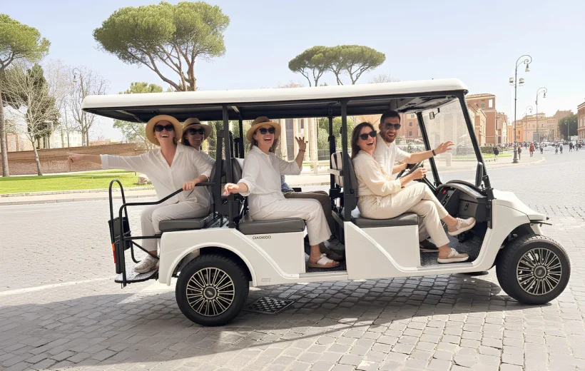 Golf Cart Tour 1h por Roma