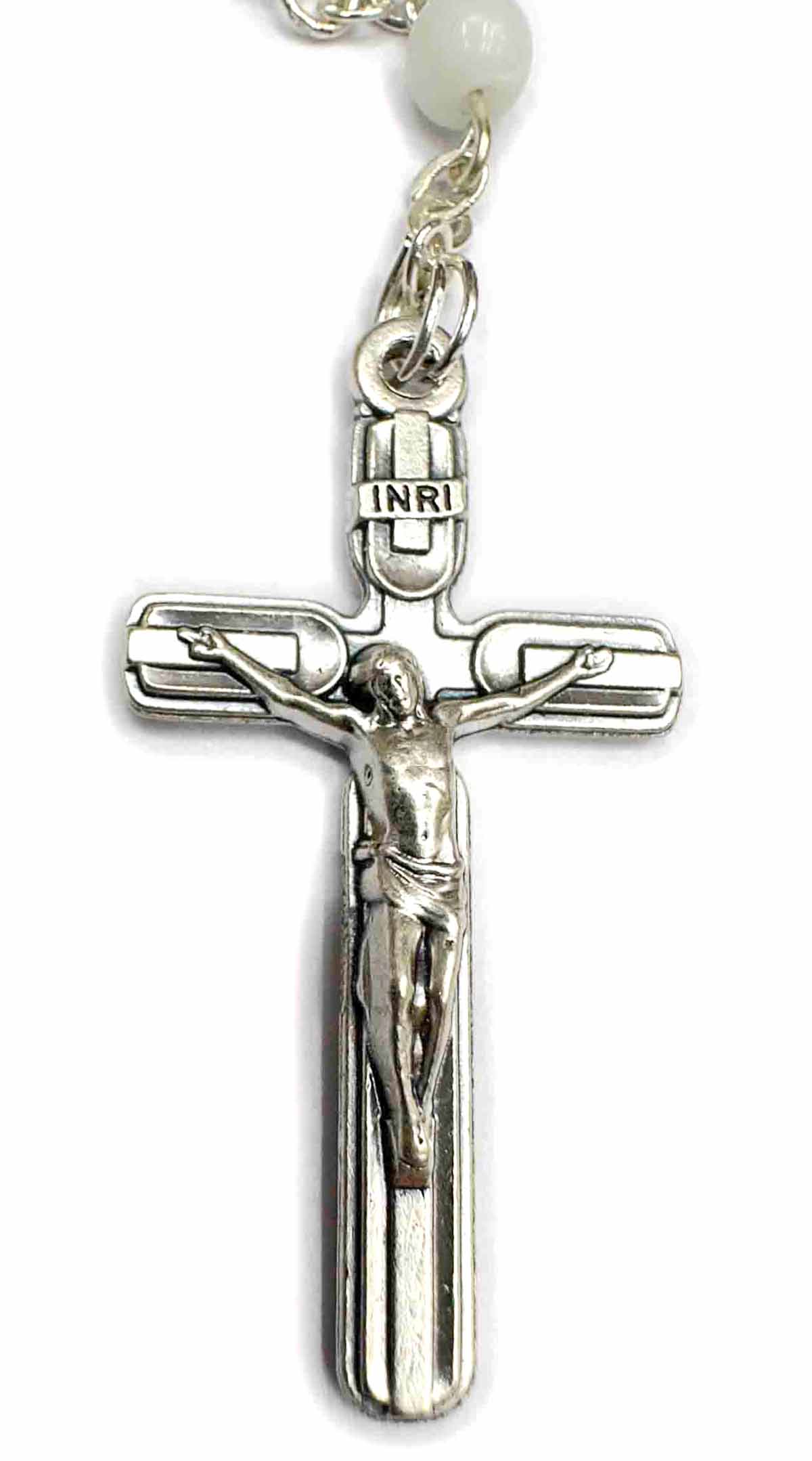 Pulsera Rosario con Crucifijo Medalla de Protección - Imagen 7