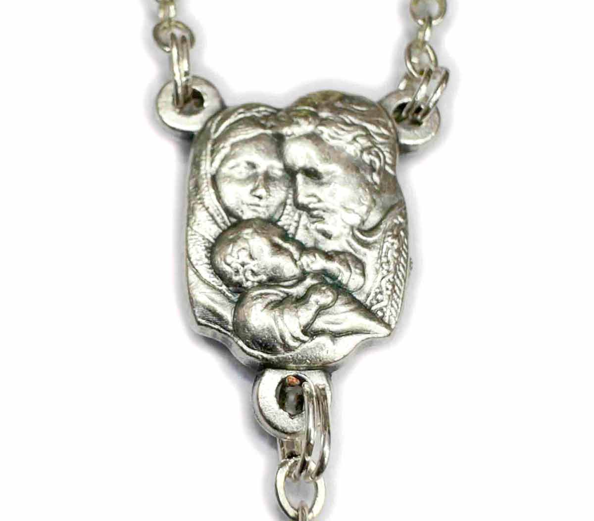 Pulsera Rosario con Crucifijo Medalla de Protección - Imagen 5