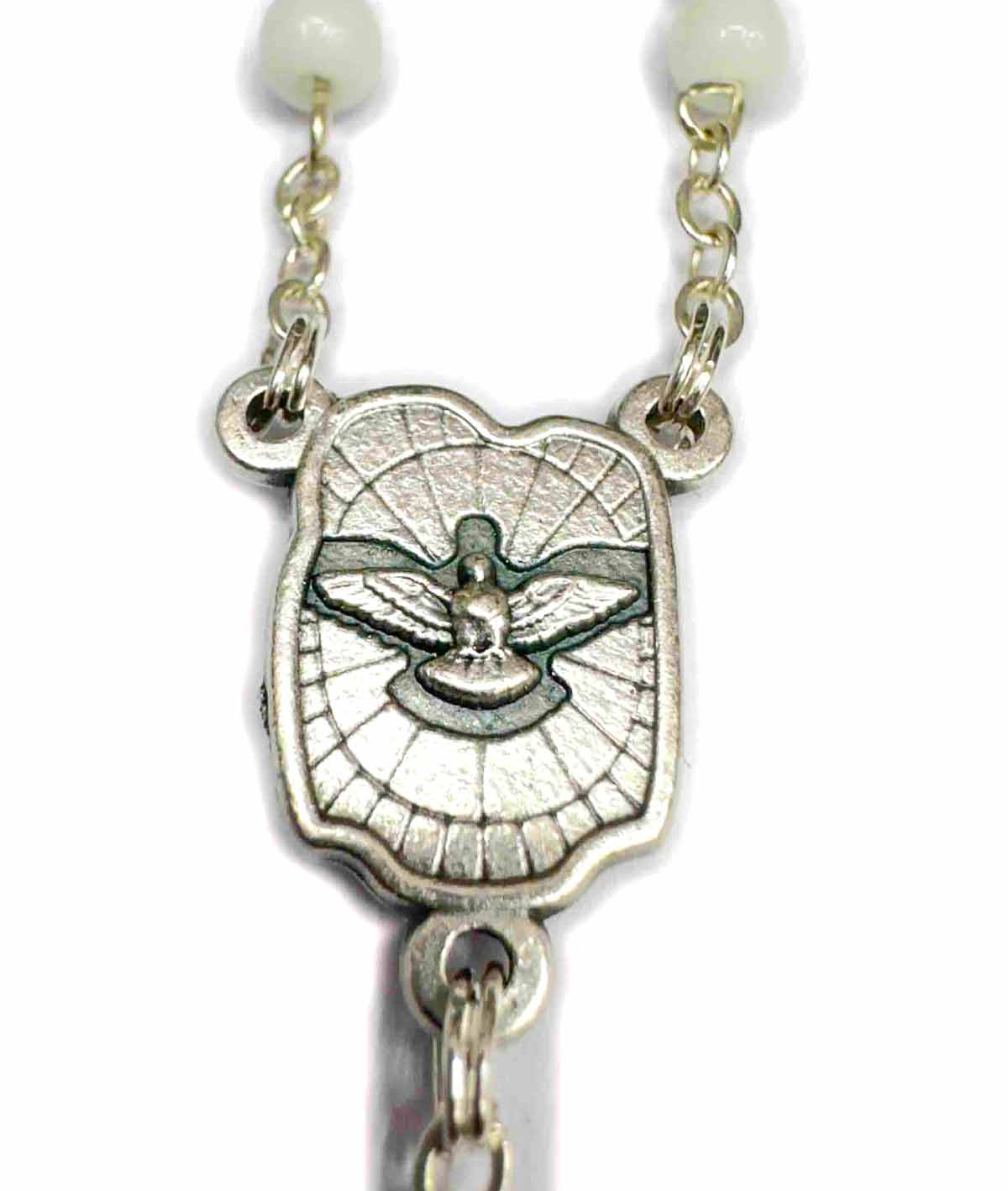 Pulsera Rosario con Crucifijo Medalla de Protección - Imagen 3